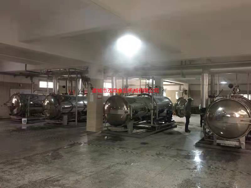 雙開門粽子殺菌鍋客戶使用現(xiàn)場