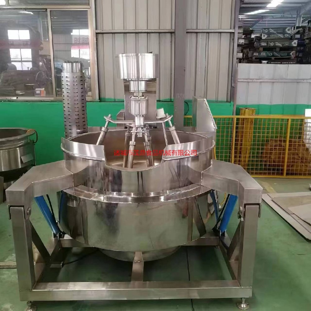 廠(chǎng)家供應(yīng)全自動(dòng)行星攪拌炒鍋商用炒菜機(jī)炒菜鍋醬料餡料電加熱自動(dòng)攪拌熬制鍋