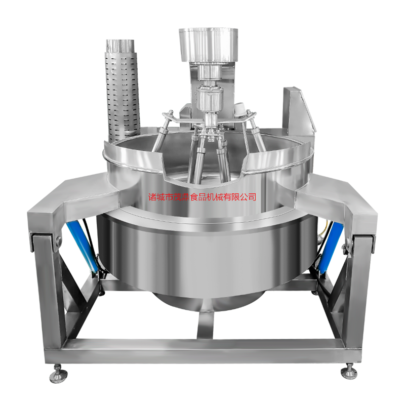 多爪多頭炒醬設(shè)備中央廚房月餅餡料攪拌炒鍋產(chǎn)量大省人工
