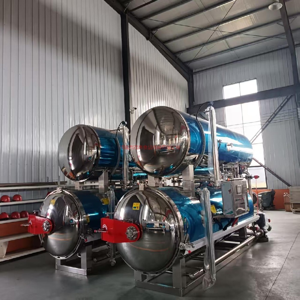 全自動肉制品高溫滅菌鍋豆制品鹵肉罐頭飲料殺菌鍋板栗糍粑年糕殺菌釜源頭廠家 支持定制